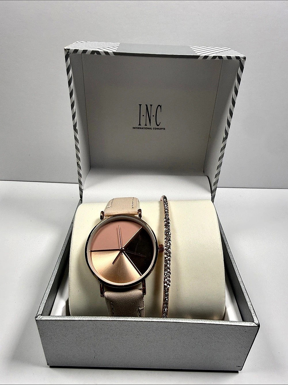 INC International Concepts Rose Gold-Tone Watch Gift Set